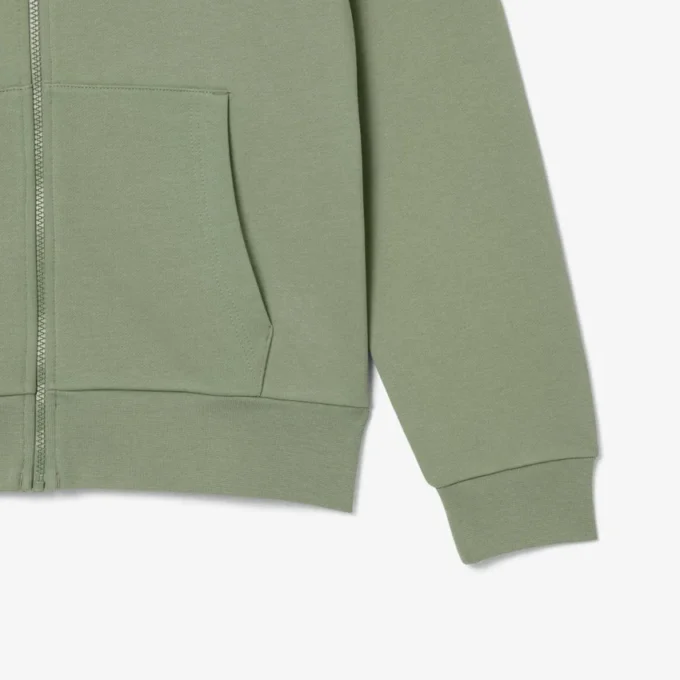 Sudadera de forro polar con cremallera y corte clásico para hombre