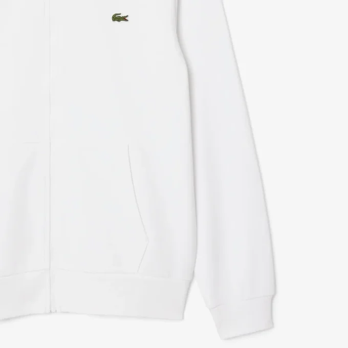 Sudadera de forro polar con cremallera y corte clásico para hombre