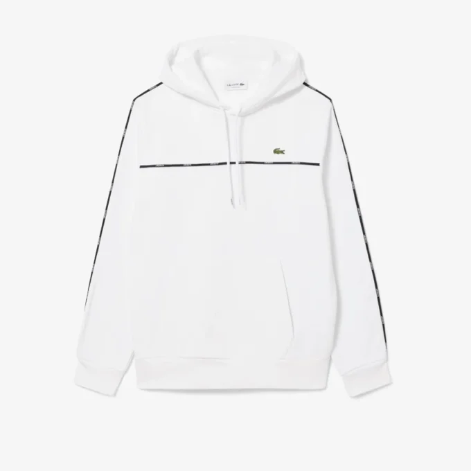 Sudadera de hombre con logo y rayas de corte clásico