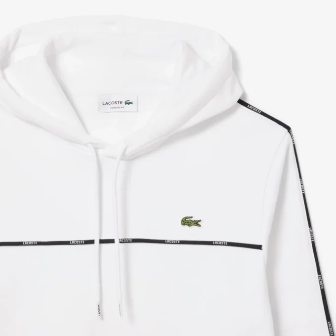 Sudadera de hombre con logo y rayas de corte clásico