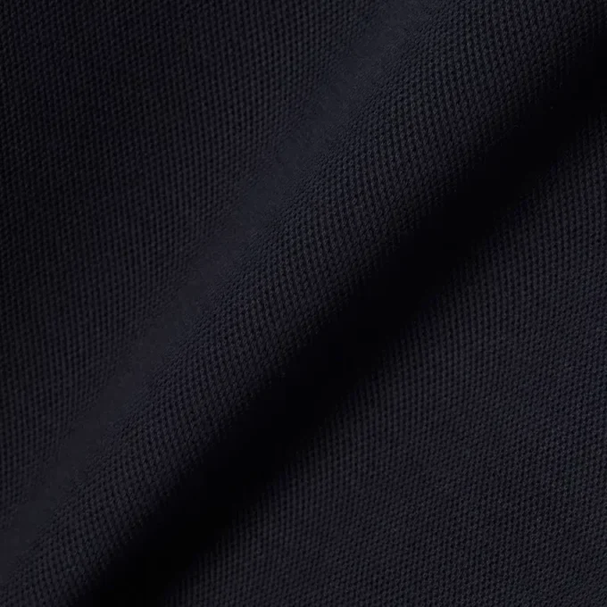 Sudadera de piqué con cuello con cremallera y corte holgado