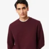 Sudadera de piqué con logotipo en relieve para hombre