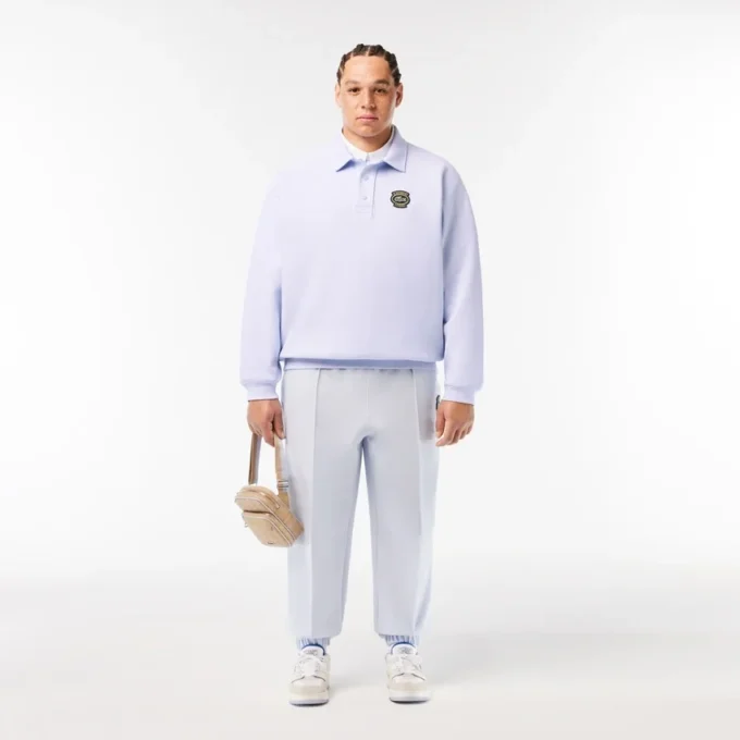 Sudadera de piqué de corte holgado para hombre