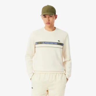 Sudadera de tenis de hombre con rayas de la marca