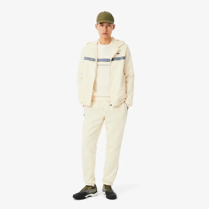 Sudadera de tenis de hombre con rayas de la marca