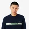 Sudadera de tenis de hombre con rayas de la marca