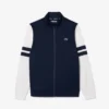 Sudadera de tenis elástica con cremallera para hombre