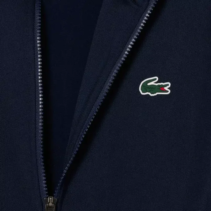 Sudadera de tenis elástica con cremallera para hombre