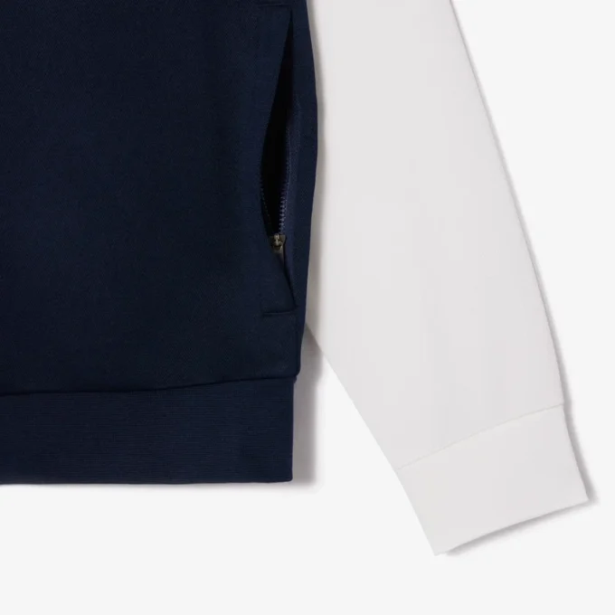 Sudadera de tenis elástica con cremallera para hombre