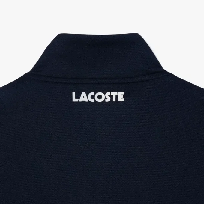 Sudadera de tenis elástica con cremallera para hombre