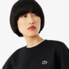 Sudadera deportiva con ribetes en contraste para mujer