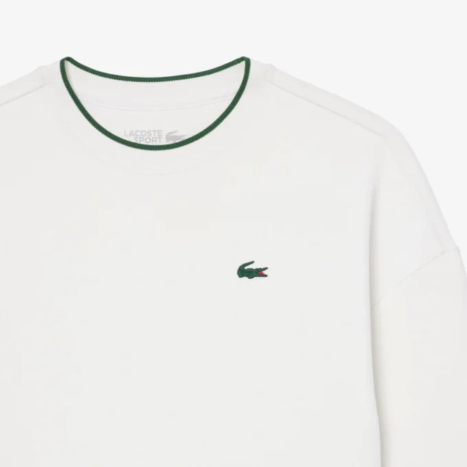 Sudadera deportiva con ribetes en contraste para mujer