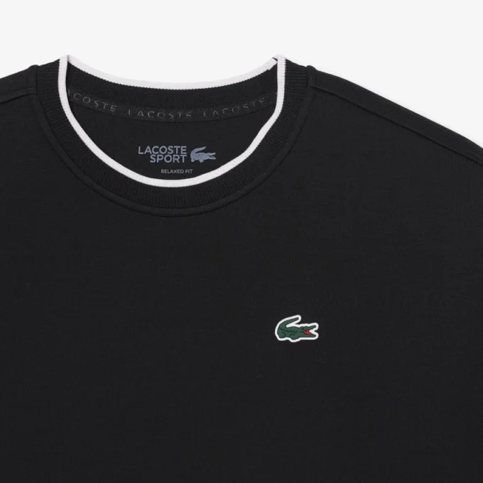 Sudadera deportiva con ribetes en contraste para mujer