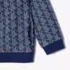 Sudadera infantil con cuello alto y cremallera con el monograma de París