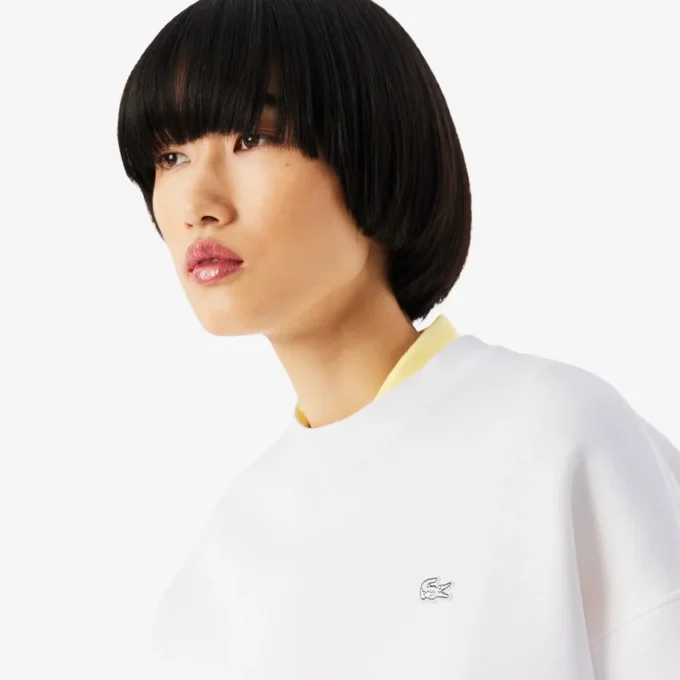 Sudadera oversize de jersey doble cara