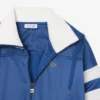 Sudadera oversize de satén con rayas pointelle para mujer