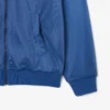 Sudadera oversize de satén con rayas pointelle para mujer