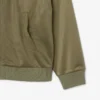 Sudadera oversize de satén con rayas Pointelle para mujer