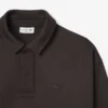 Sudadera polo de felpa de corte holgado para hombre