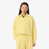Sudadera polo oversize de canalé