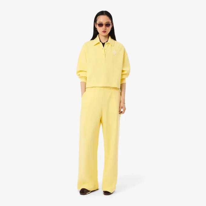 Sudadera polo oversize de canalé