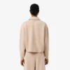 Sudadera polo oversize de canalé