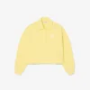 Sudadera polo oversize de canalé
