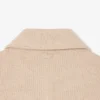 Sudadera polo oversize de canalé
