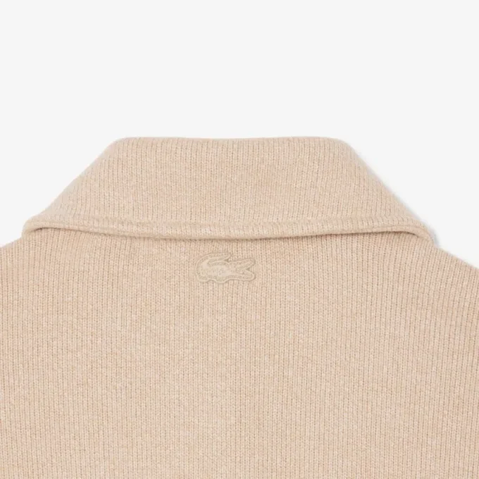 Sudadera polo oversize de canalé