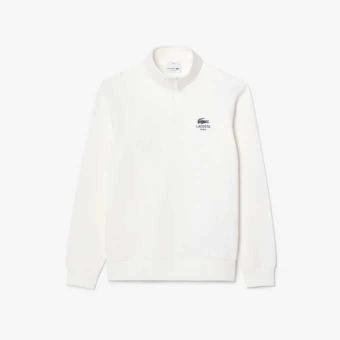 Sudadera unisex con cuello alto y cremallera