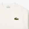 Sudadera unisex de felpa de corte holgado con detalle de insignia