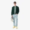 Vaqueros de denim con estampado y corte recto para hombre