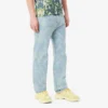 Vaqueros de denim con estampado y corte recto para hombre