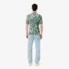Vaqueros de denim con estampado y corte recto para hombre