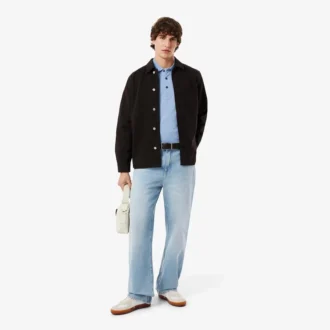Vaqueros de denim de corte holgado