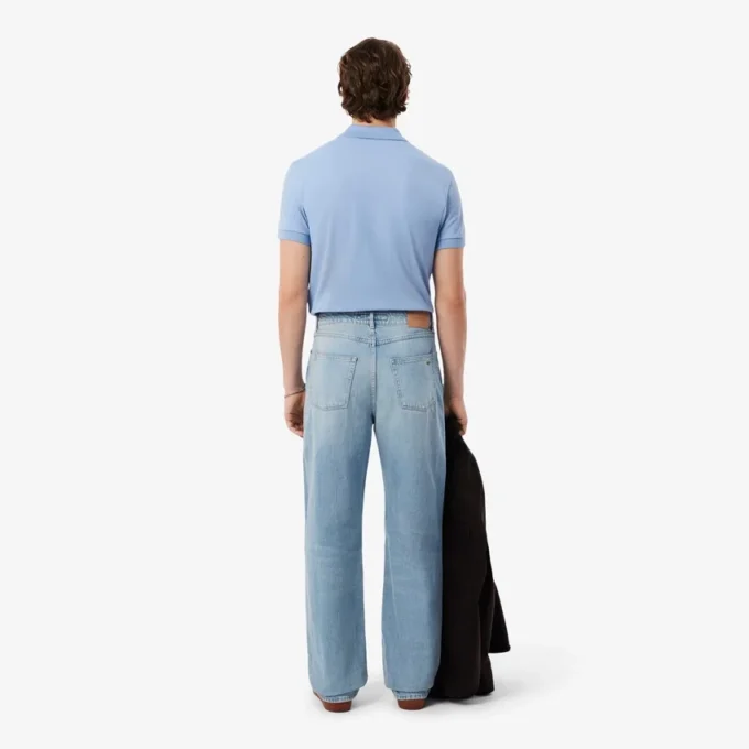 Vaqueros de denim de corte holgado