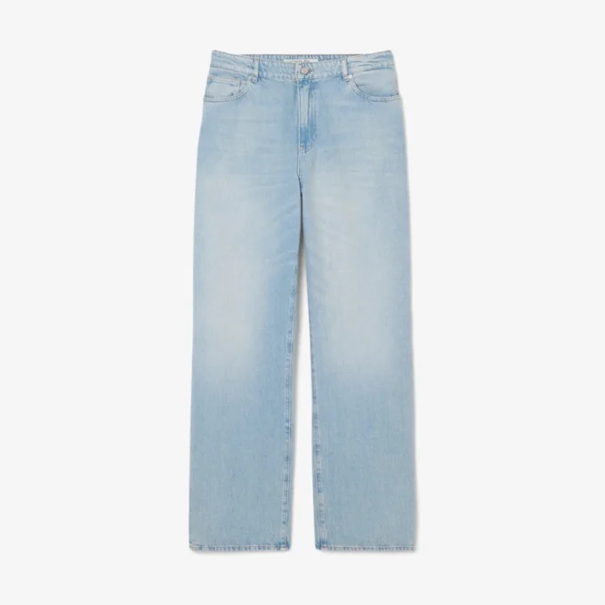 Vaqueros de denim de corte holgado