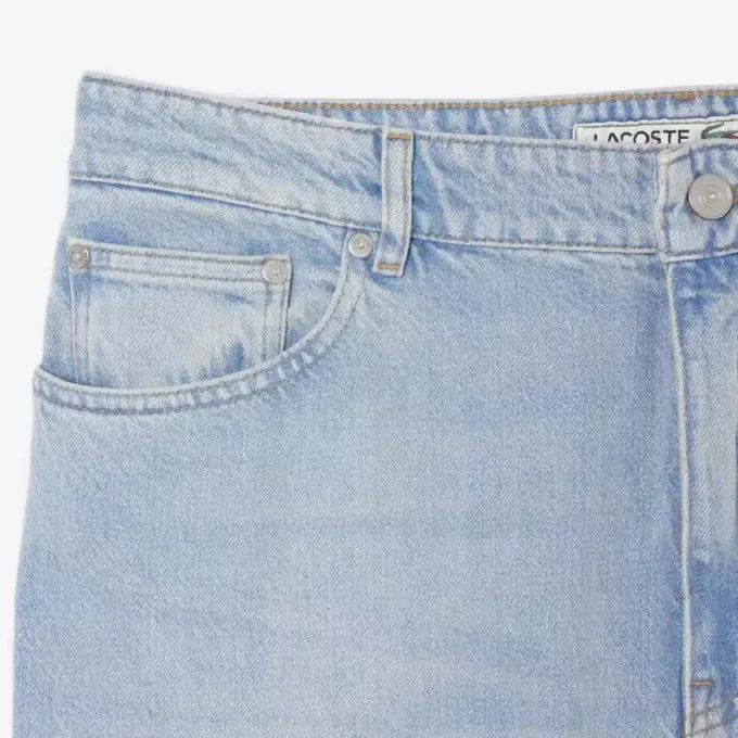 Vaqueros de denim de corte holgado