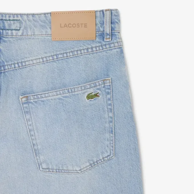 Vaqueros de denim de corte holgado