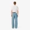Vaqueros de denim de corte holgado con 5 bolsillos para hombre