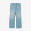 Vaqueros de denim de corte holgado con 5 bolsillos para hombre