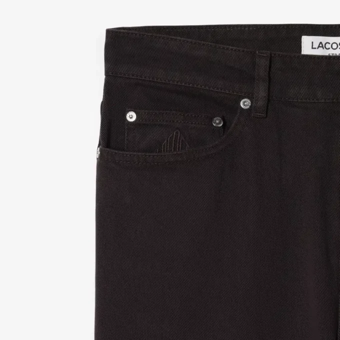 Vaqueros de denim de corte recto con 5 bolsillos