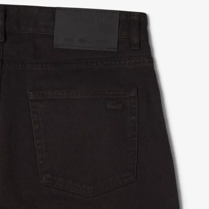 Vaqueros de denim de corte recto con 5 bolsillos