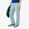 Vaqueros de denim de corte recto con motivo paisajístico para hombre