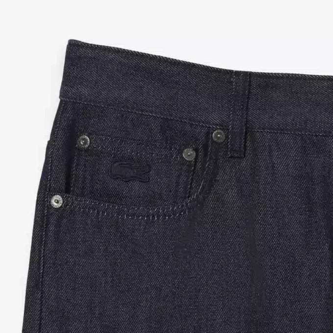 Vaqueros de denim de corte recto Runway