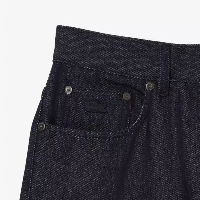 Vaqueros de denim de corte recto Runway