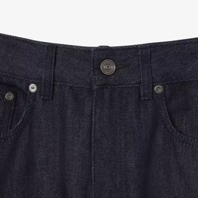 Vaqueros de denim de corte recto Runway
