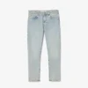 Vaqueros índigo de corte ajustado con 5 bolsillos para hombre