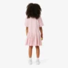 Vestido camisero con falda plisada de popelín