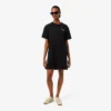 Vestido camiseta oversize de algodón